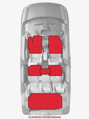 ЭВА коврики «Queen Lux» комплект для Citroen 2CV