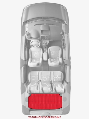 ЭВА коврики «Queen Lux» багажник для Dodge Caliber SRT4